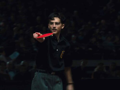 Timothée Chalamet in "Marty Supreme" (A24)