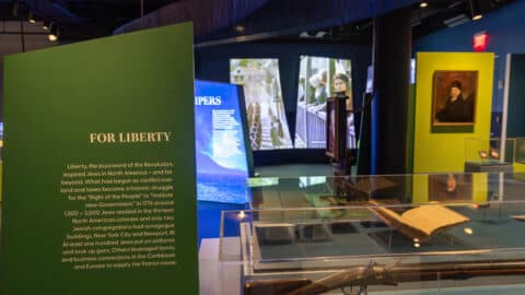 "The First Salute" exhibit at the Weitzman National Museum (Shoot from Within)