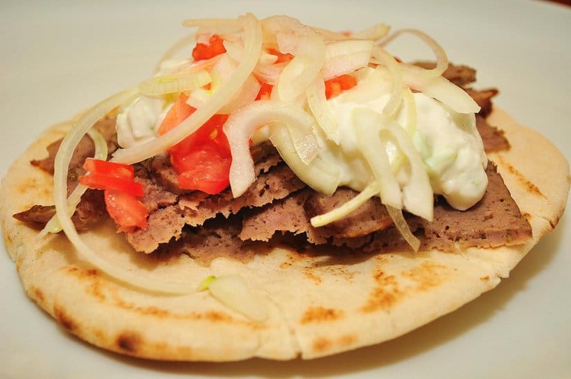 A traditional gyro.