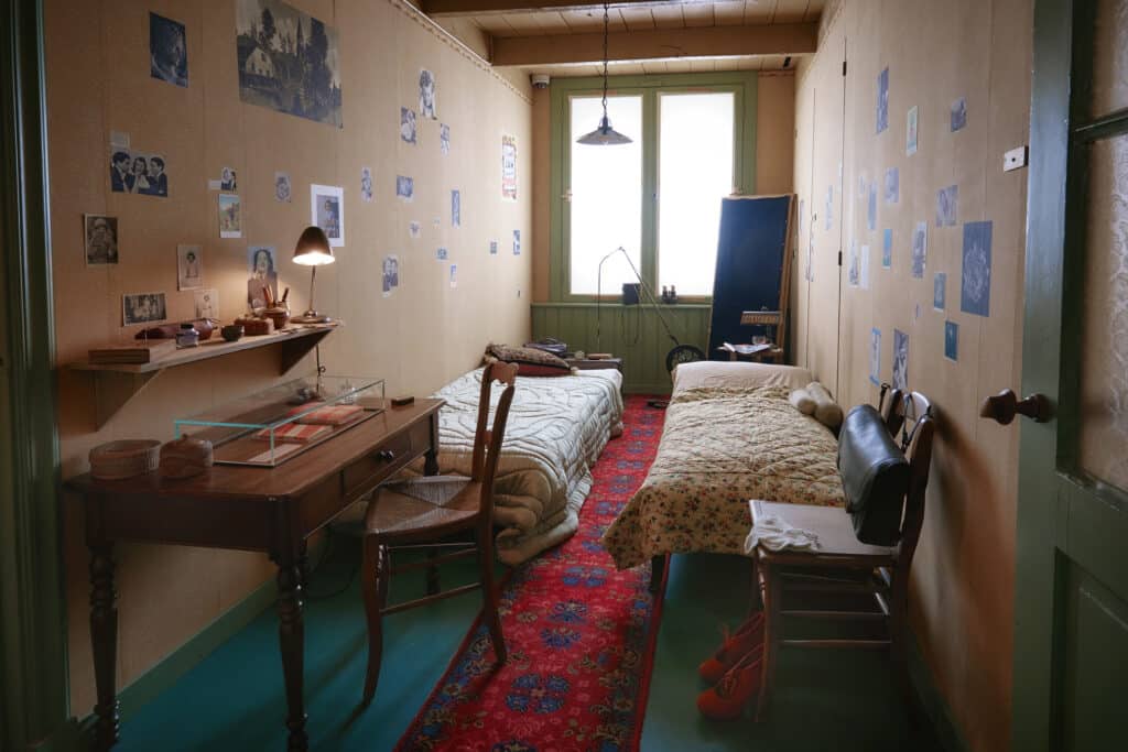 A recreation of the room where Anne slept. (Courtesy of "Anne Frank the Exhibition")
