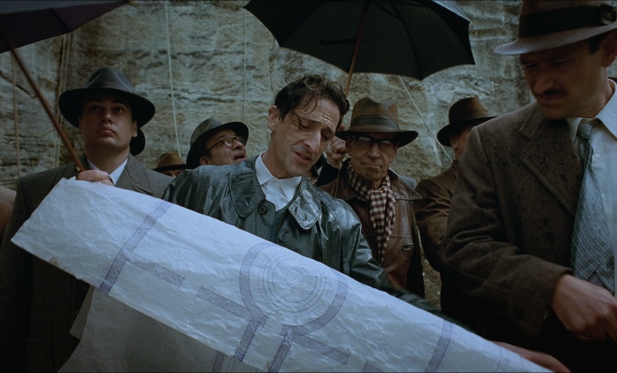 Adrien Brody in "The Brutalist."