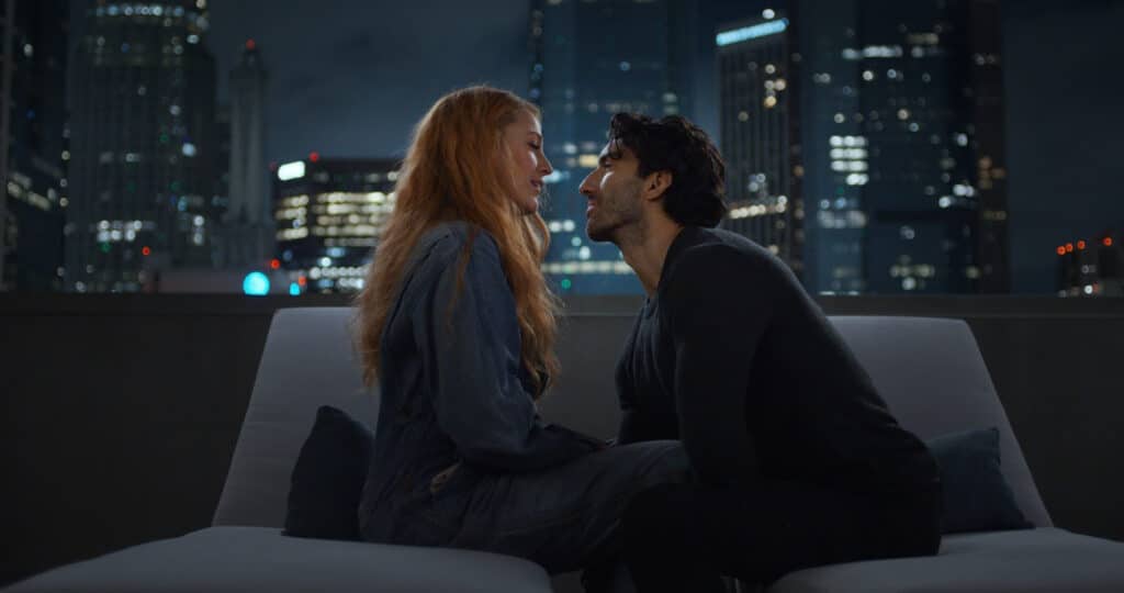 Blake Lively and Justin Baldoni in "It Ends with Us"