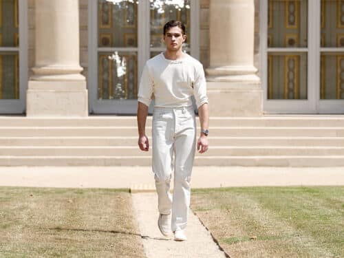 Clavicular walks the runway during the 424 Menswear Spring/Summer 2027 show as part of Paris Fashion Week on June 23, 2026 in Paris, France. (Photo by Francois Durand/Getty Images)