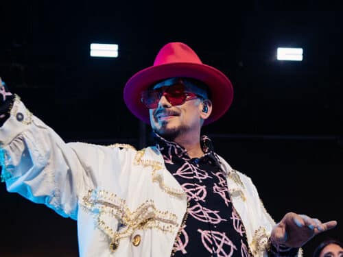 HENLEY-ON-THAMES, ENGLAND - JULY 08: Boy George performs on stage during Henley Festival 2026 at Mill Meadows on July 08, 2026 in Henley-on-Thames, England. (Photo by Ki Price/WireImage)