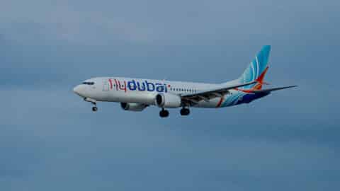 TZAFRIA, ISRAEL - SEPTEMBER 30: A plane carrying passengers from an earlier Flydubai flight that was diverted to Saudi Arabia arrives at Ben Gurion Airport on September 30, 2026 in Tzafria, Israel. This morning, a Flydubai flight from Dubai to Tel Aviv was diverted to Saudi Arabia after a violent altercation in the cockpit. Passengers told media outlets that a pilot was stabbed and temporarily lost control of the plane. A second plane was sent to Saudi Arabia to retrieve the stranded passengers and return them to Israel. (Photo by Erik Marmor/Getty Images)