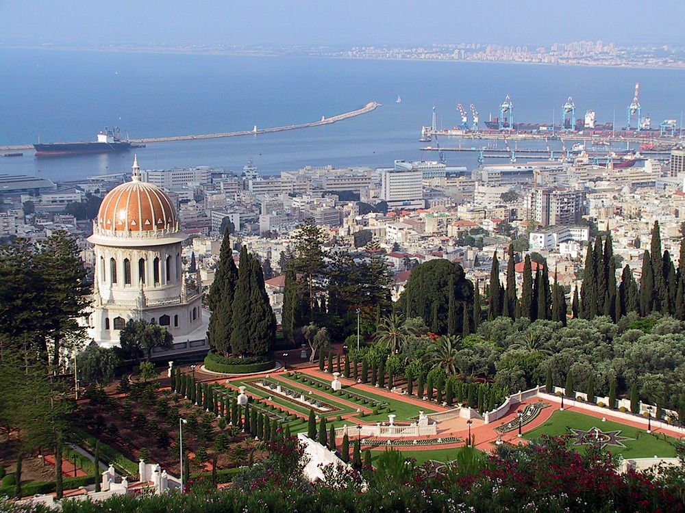 Báb's tomb in Haifa, Israel