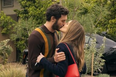 Adam Brody and Kristen Bell in "Nobody Wants This"