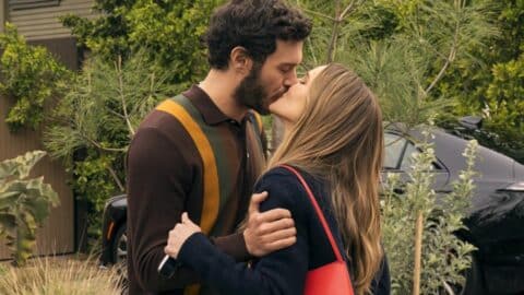 Adam Brody and Kristen Bell in "Nobody Wants This"