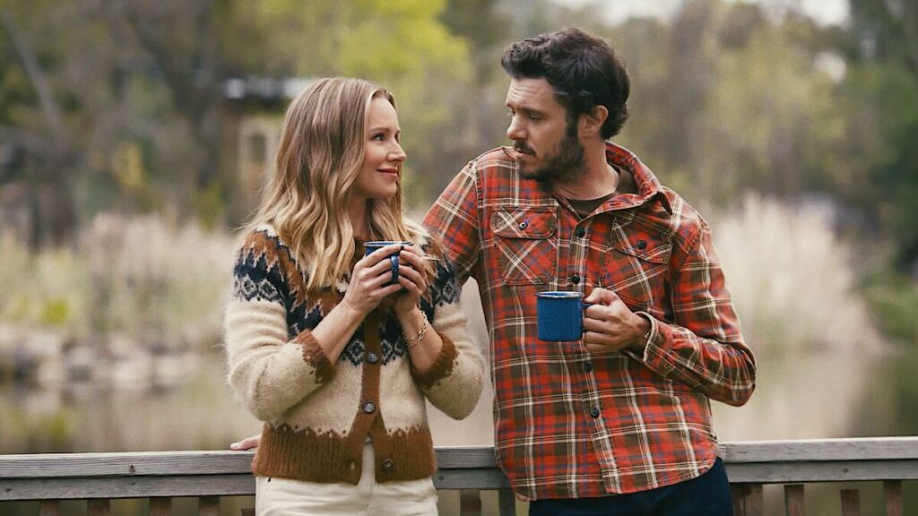 Adam Brody and Kristen Bell in "Nobody Wants This"