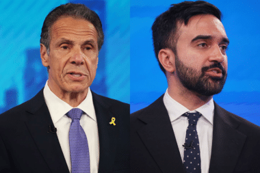 NYC Mayoral candidates Andrew Cuomo and Zohran Mamdani.