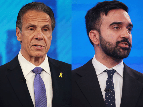 NYC Mayoral candidates Andrew Cuomo and Zohran Mamdani.