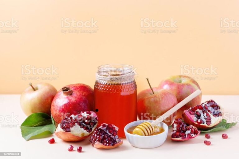 Photo of everything you'll need for hosting Rosh Hashanah