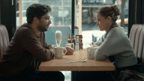 Amanda Peet as Dianne Cohen and Matthew Shear as Sam Stein in 'Fantasy Life"