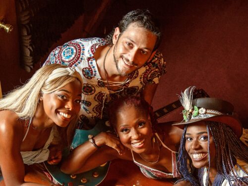Southern Avenue members Tierinii Jackson Ori Naftaly, Tikyra Jackson, and Ava Jackson (Rory Doyle)