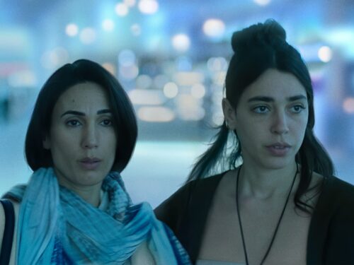 Liraz Chamami and Talia Lynn Ronn as mother and daughter Orna and Gali in "Unconditional" (Apple TV)