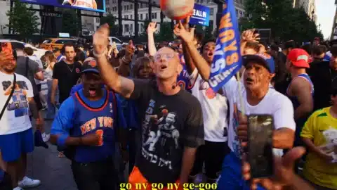 Screengrab from Kosha Dillz's "Parade (Knicks Anthem 2026)"