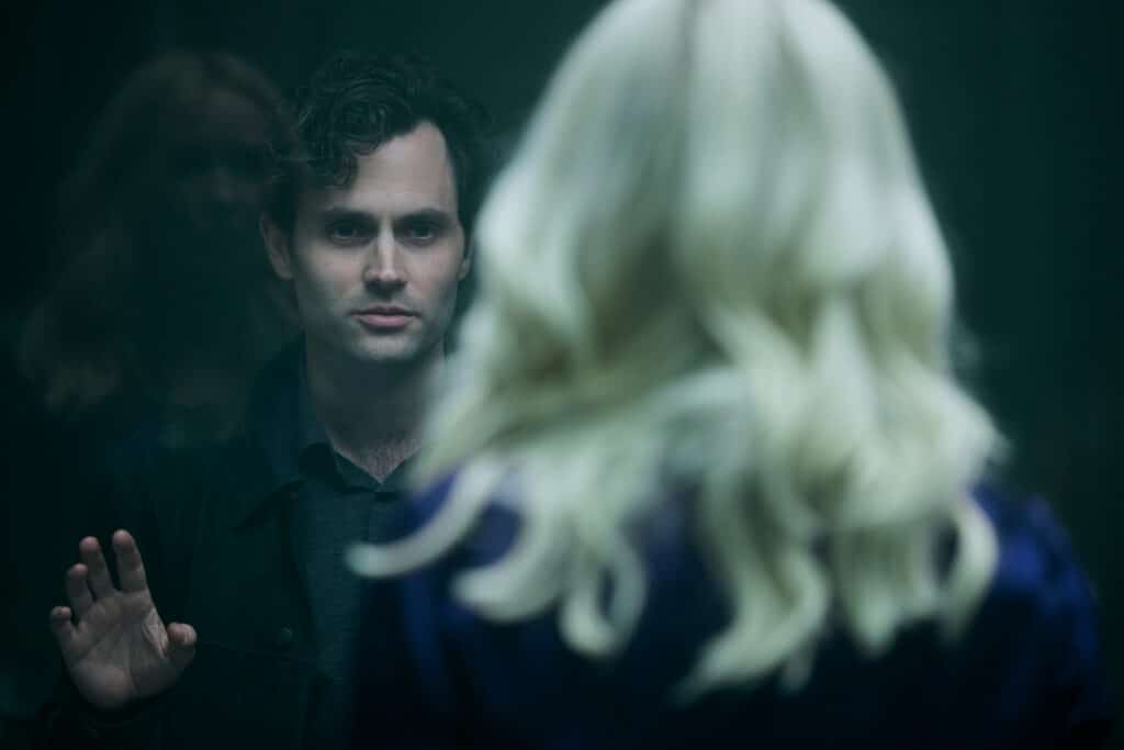 Penn Badgley as Joe Goldberg (Jocelyn Prescod/Netflix)