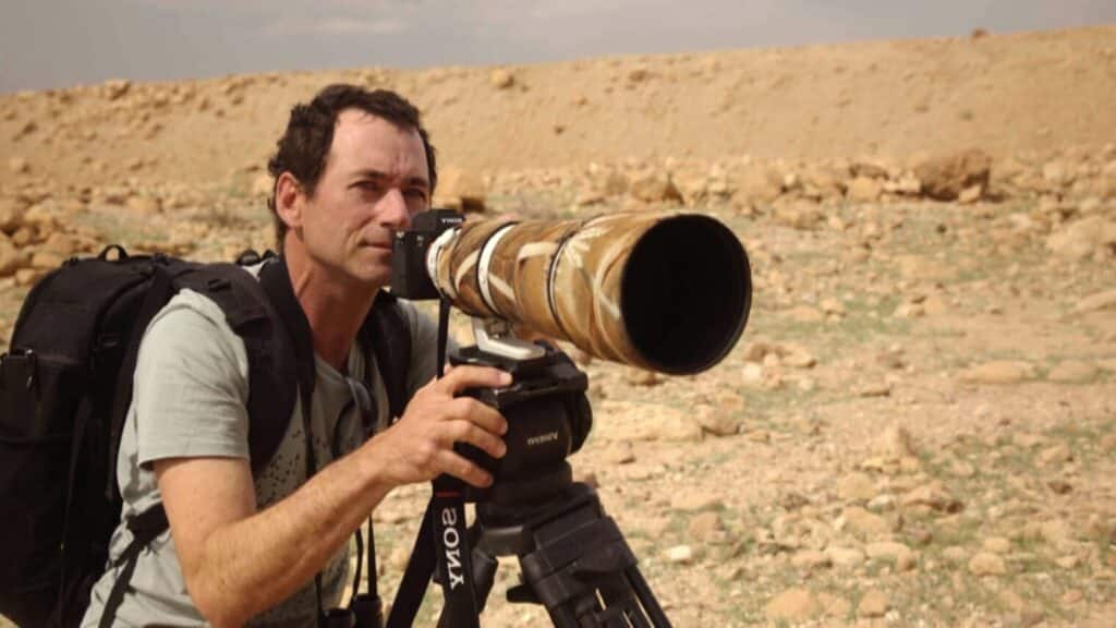Yuval Dax, veteran nature photographer for the SPNI. Photo courtesy of Yuval Dax