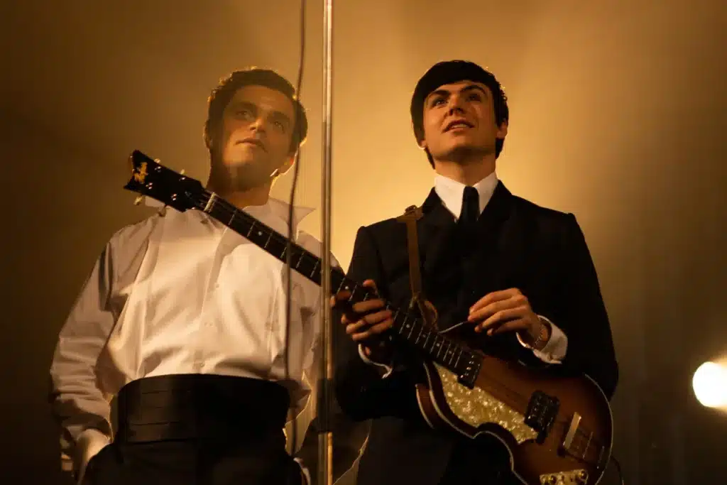 Jacob Fortune-Lloyd and Blake Richardson in "Midas Man" (Kerry Spicer)