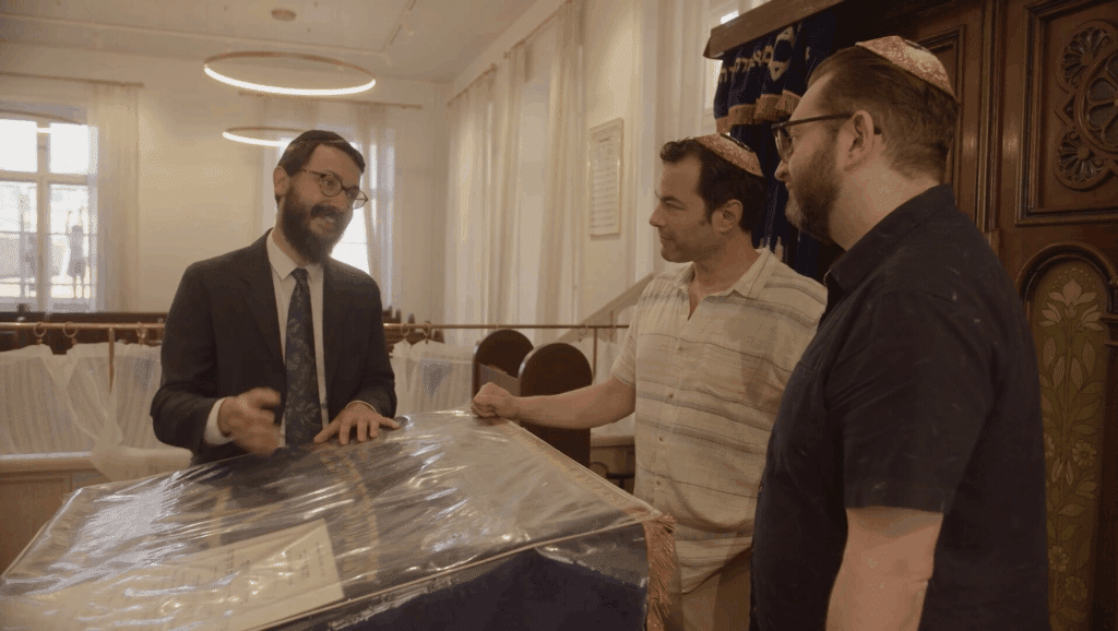 YidLife Crisis meets with Rabbi Mattias Amster, Stockholm's first Swedish-born rabbi (courtesy)