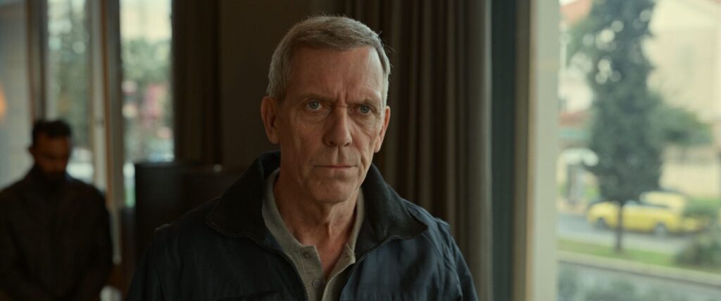 British actor Hugh Laurie appears in the third series of 'Tehran'. Photo courtesy Kan