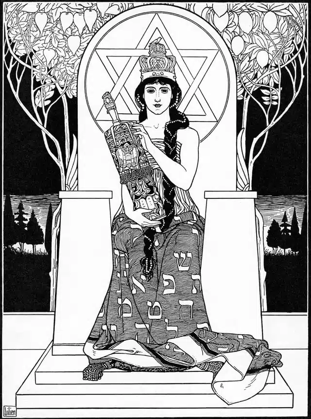 "The Queen of Sabbath", from Juda, Berlin, 1900-1
