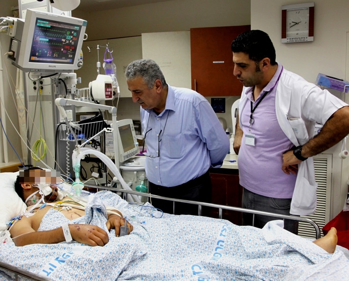 ‘Here, at the hospital we see who the real Israel is.’ – Dr. Al-Labwani (Ziv Medical Center)